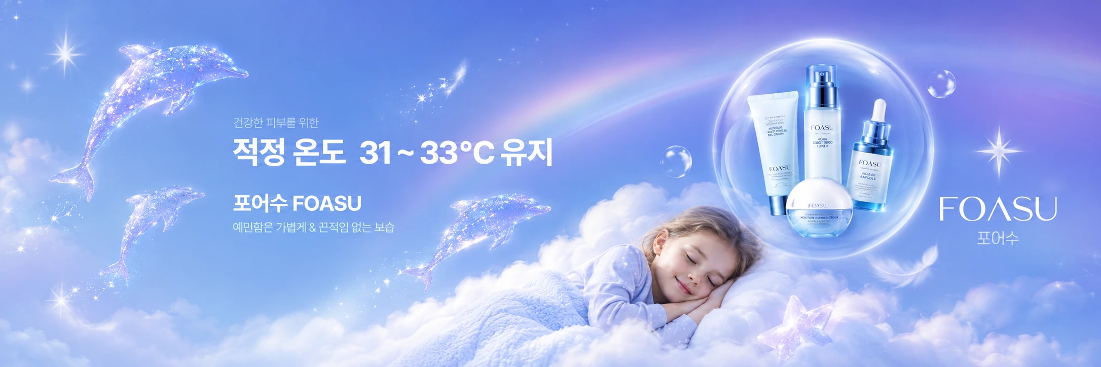 포어수 별빛 보습 배너
